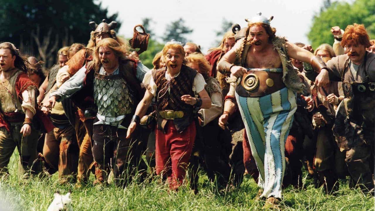Кадр з фільму Астерікс і Обелікс проти Цезаря (1999)