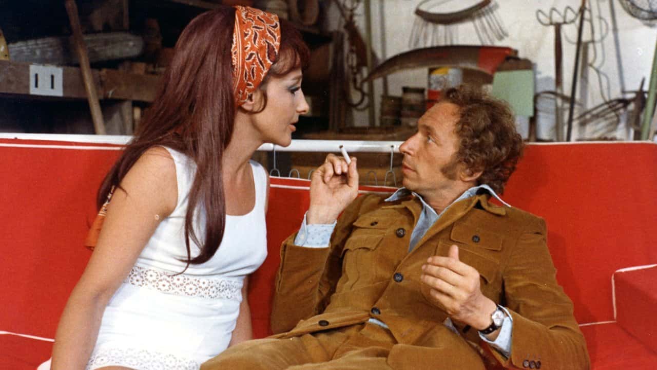 Кадр з фільму Розсіяний (1970)