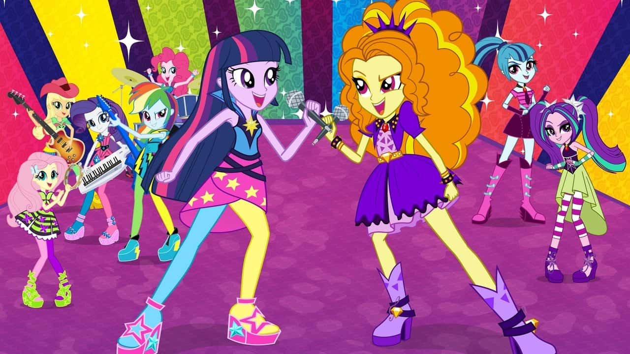 Кадр з фільму My Little Pony: Еквестрійські дівчата - Райдужний рок (2014)