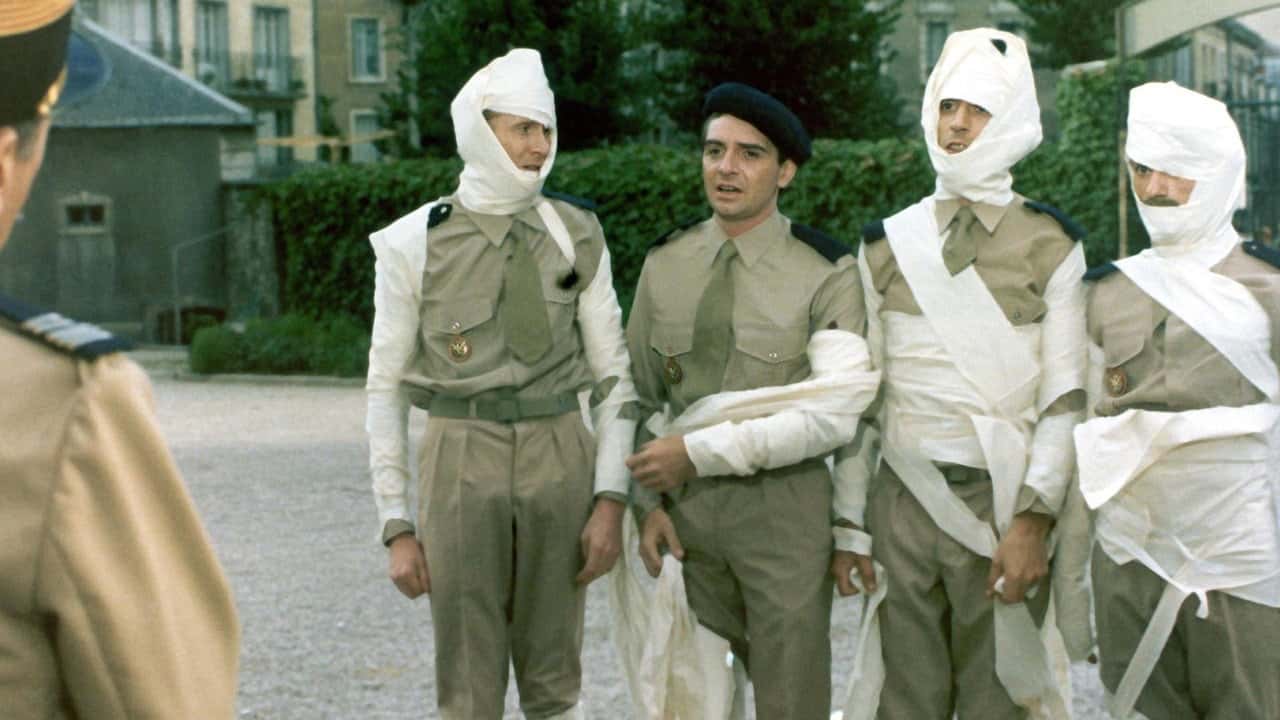 Кадр з фільму Новобранці йдуть на війну (1974)