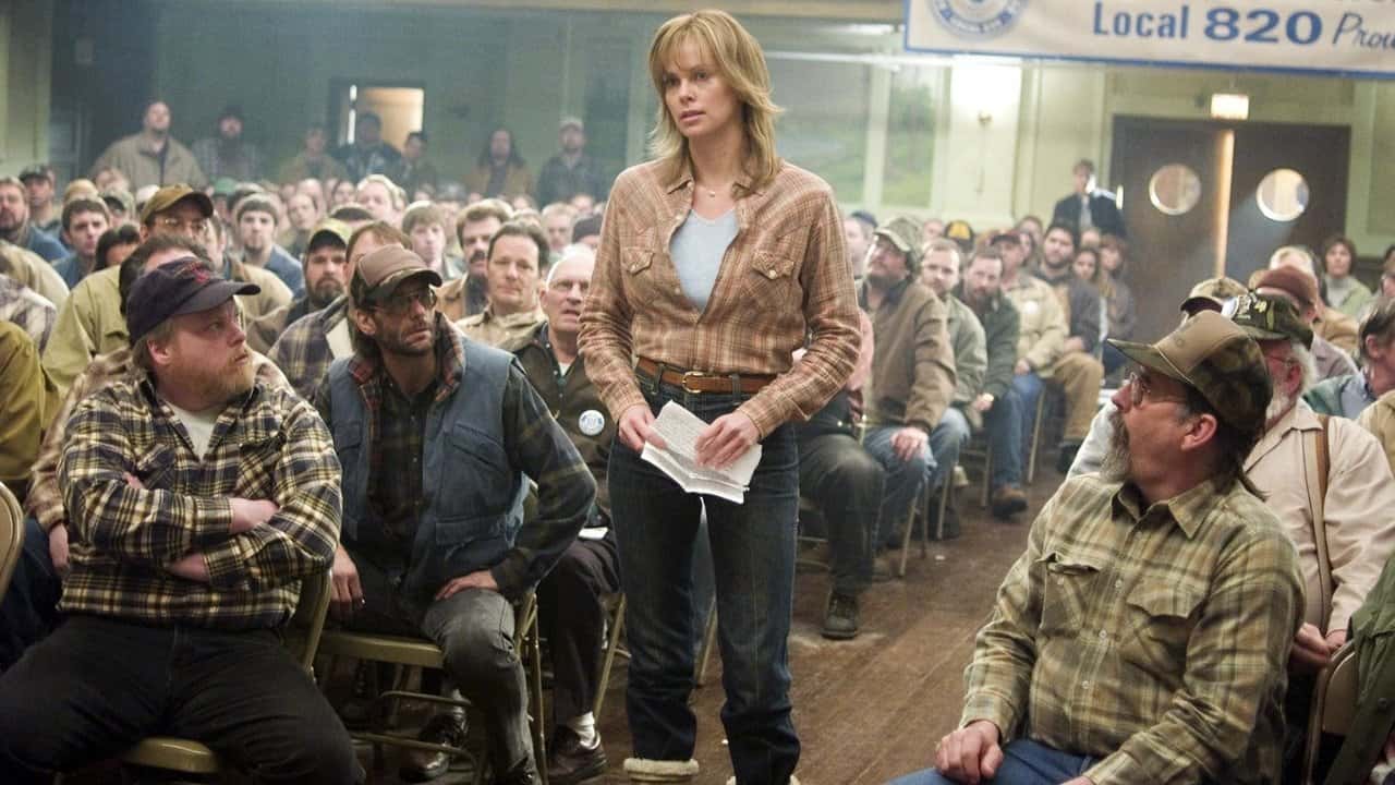 Кадр з фільму Північна країна (2005)