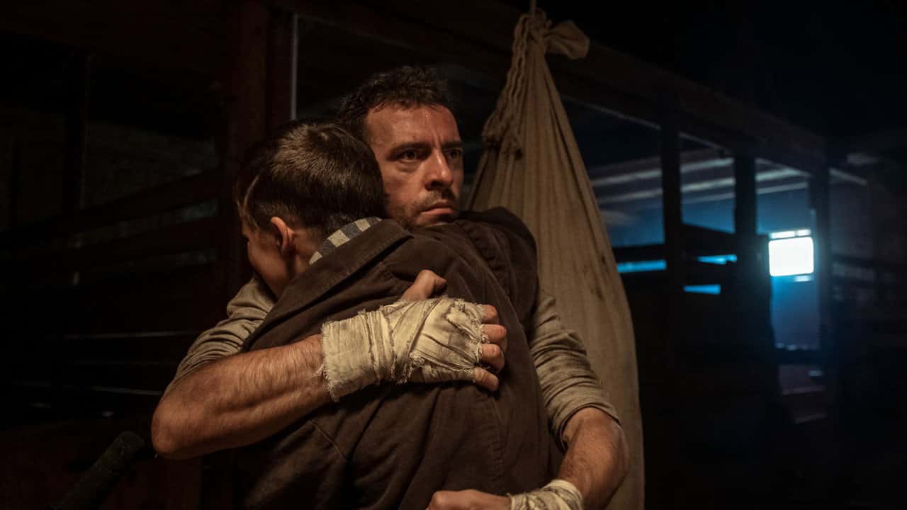 Кадр з фільму Чемпіон з Освенцима (2021)
