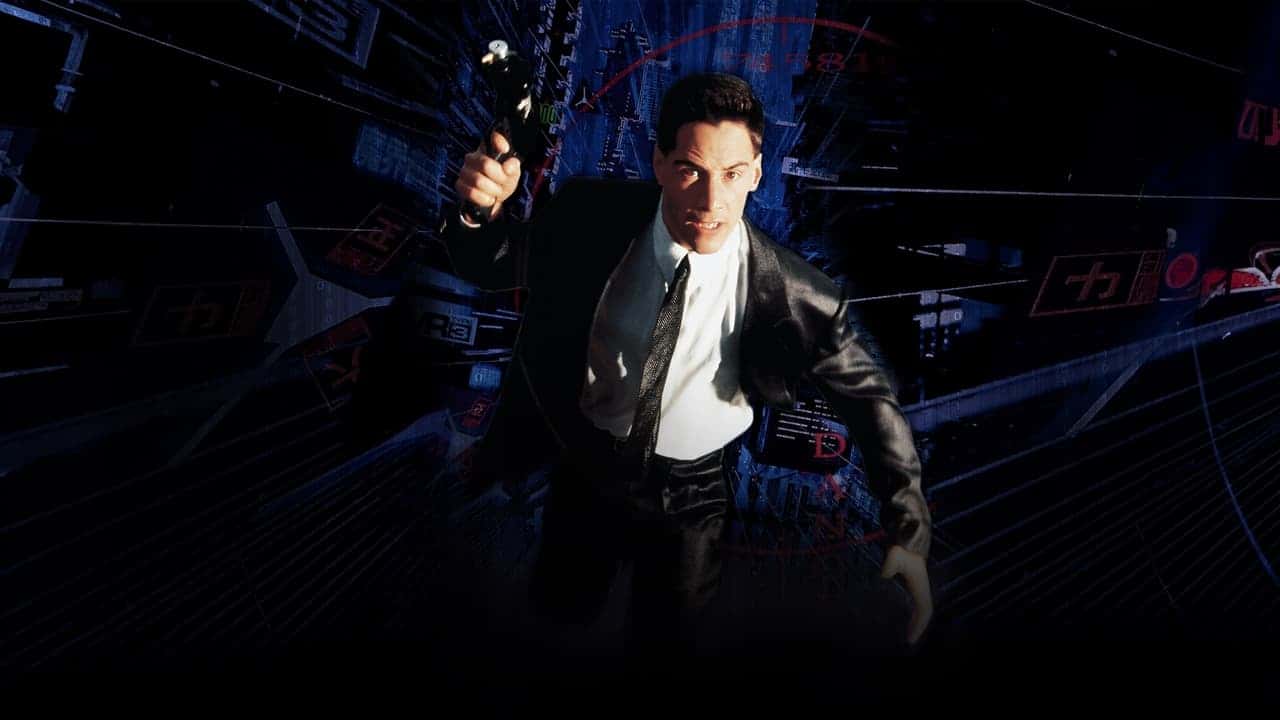 Кадр з фільму Джонні Мнемонік (1995)