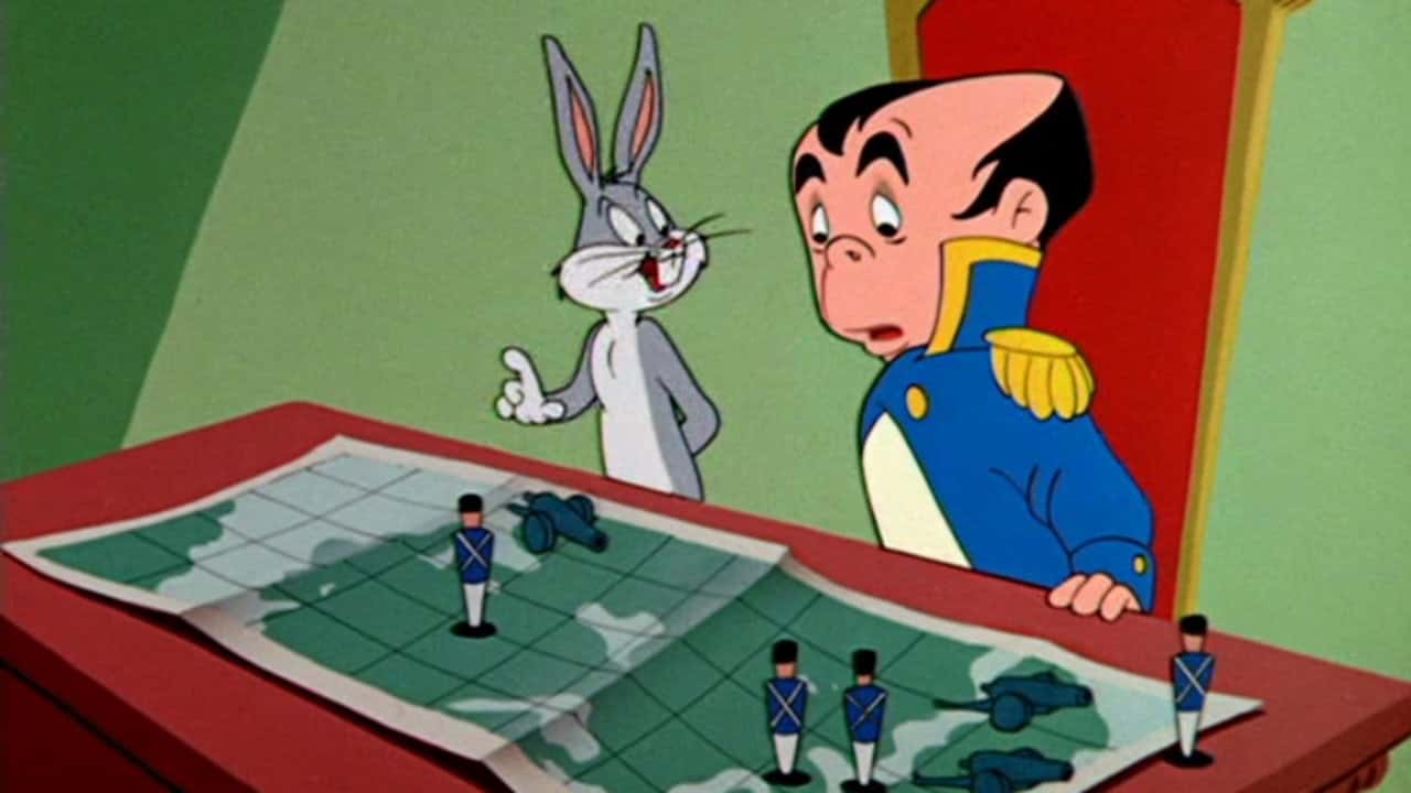 Кадр з фільму Веселі мелодії: Наполеон Банні-парт (1956)