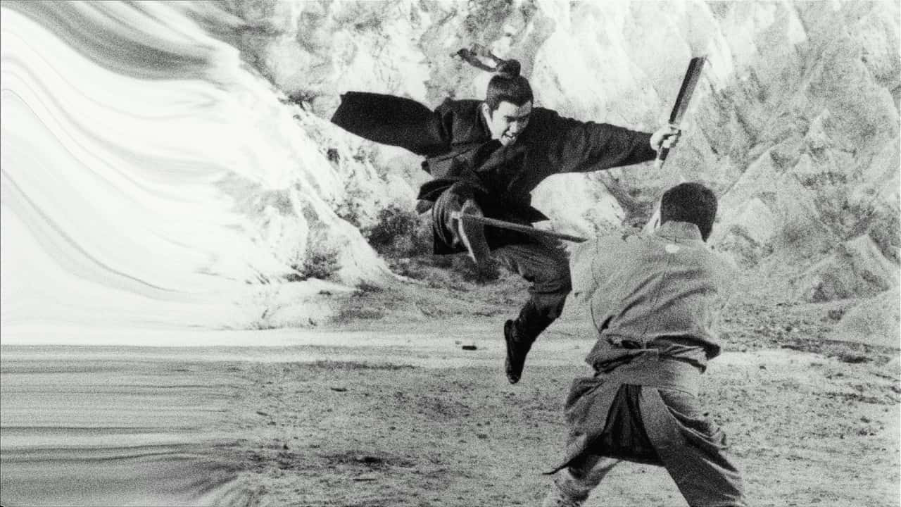 Кадр з фільму Затоічі зустрічає Однорукого мечника (1971)