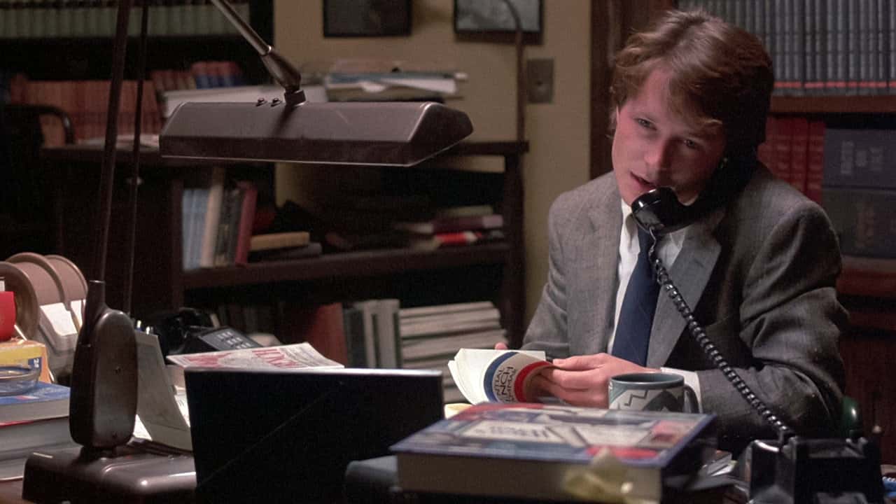 Кадр з фільму Яскраві вогні, велике місто (1988)