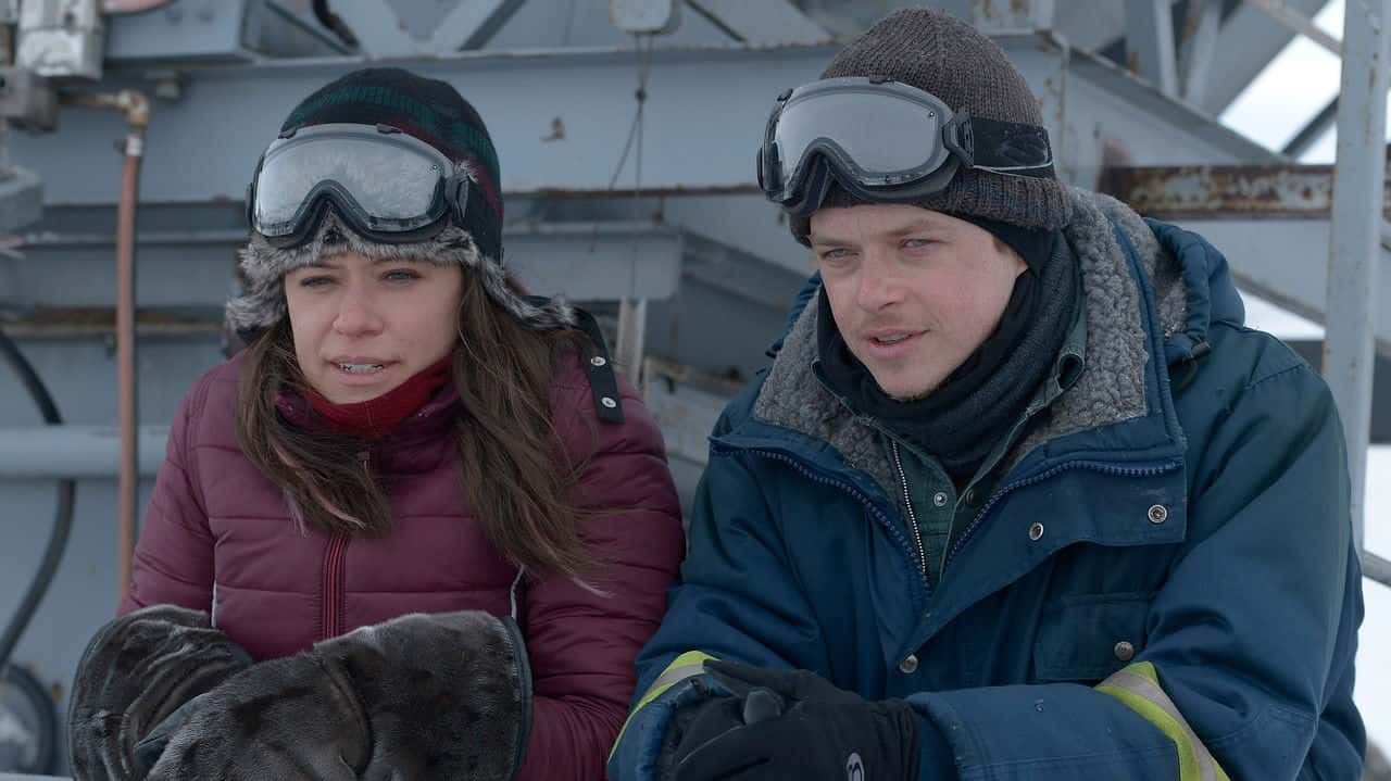 Кадр з фільму Двоє закоханих та ведмідь (2016)