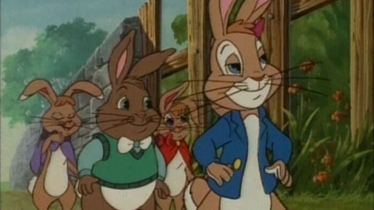 Кадр з фільму Нові пригоди Кролика Пітера (1995)