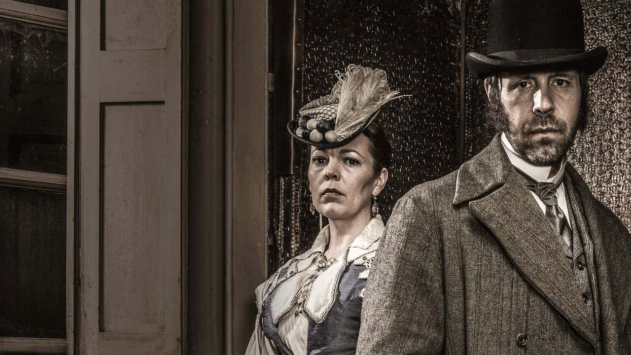 Кадр з фільму Підозри містера Вічера. Убивство на Енжел Лейн (2013)