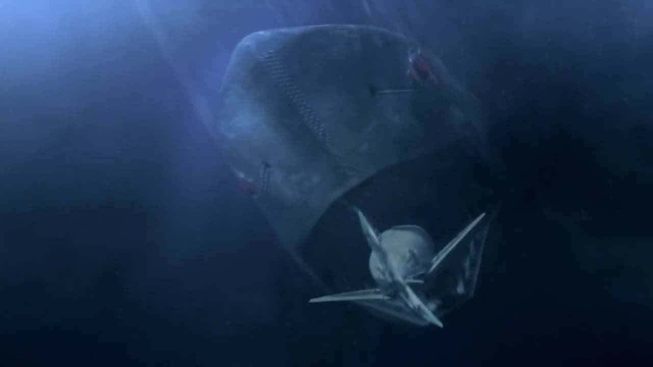 Кадр з фільму Мега-акула проти Меха-акули (2014)