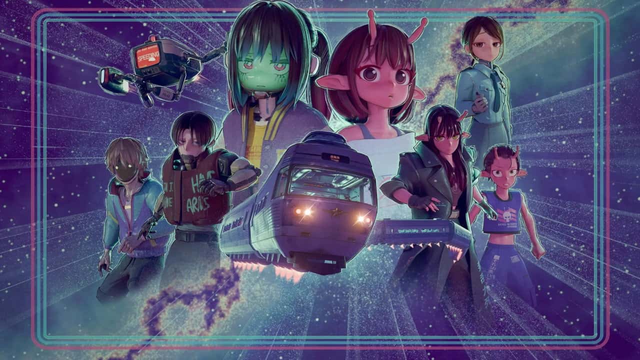 Кадр із серіалу Галактичний експрес «Чумацьке☆метро» (2025)