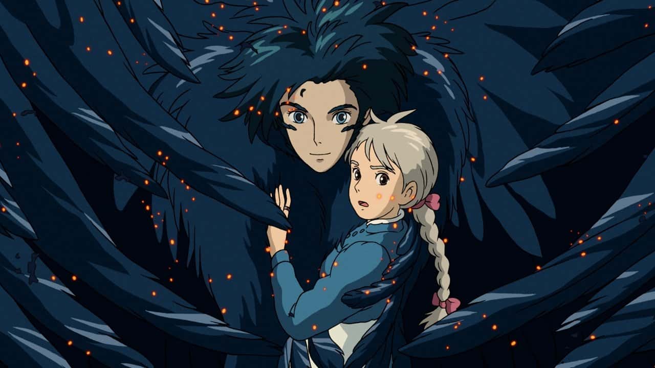 Кадр з фільму Мандрівний замок (2004)