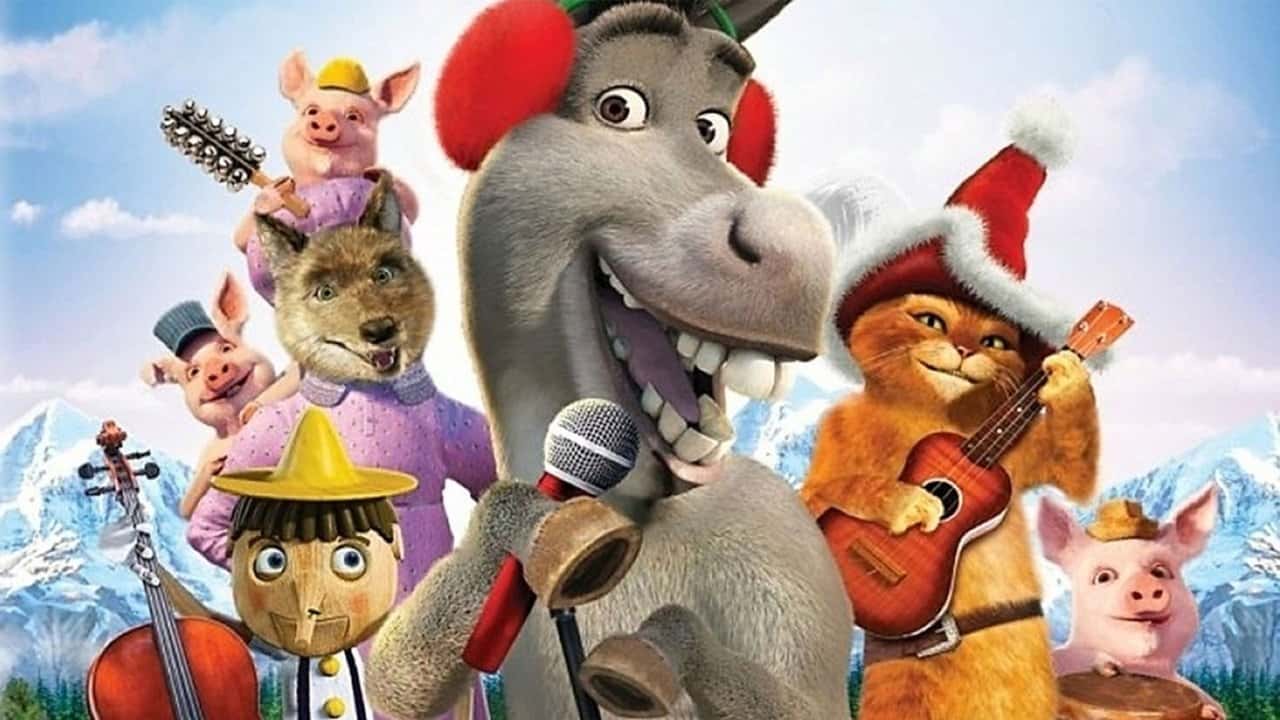 Кадр з фільму Різдвяний шректакль віслюка (2010)