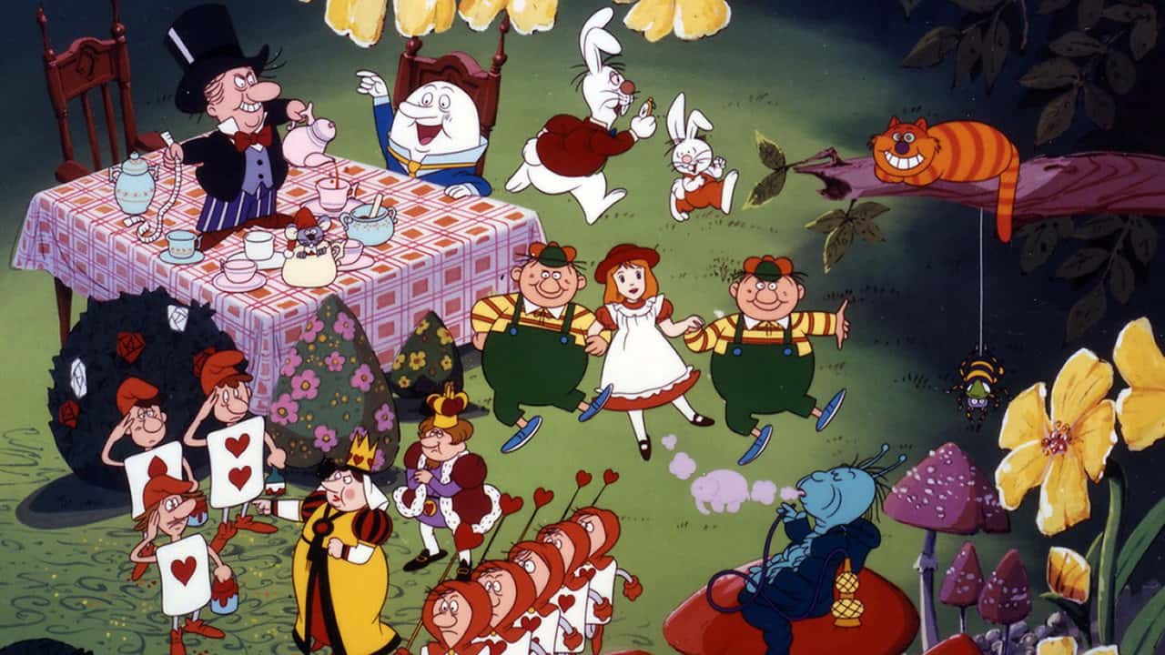 Кадр із серіалу Аліса в Країні Чудес (1983)