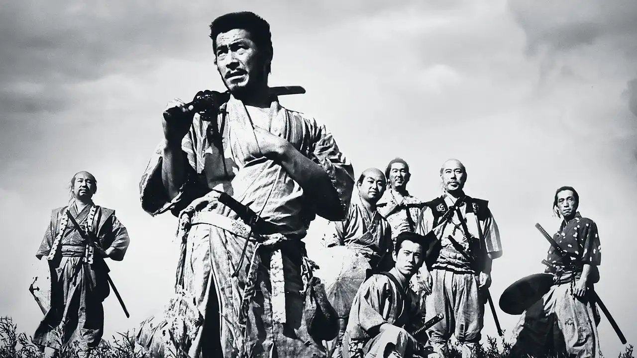 Кадр з фільму Сім самураїв (1954)