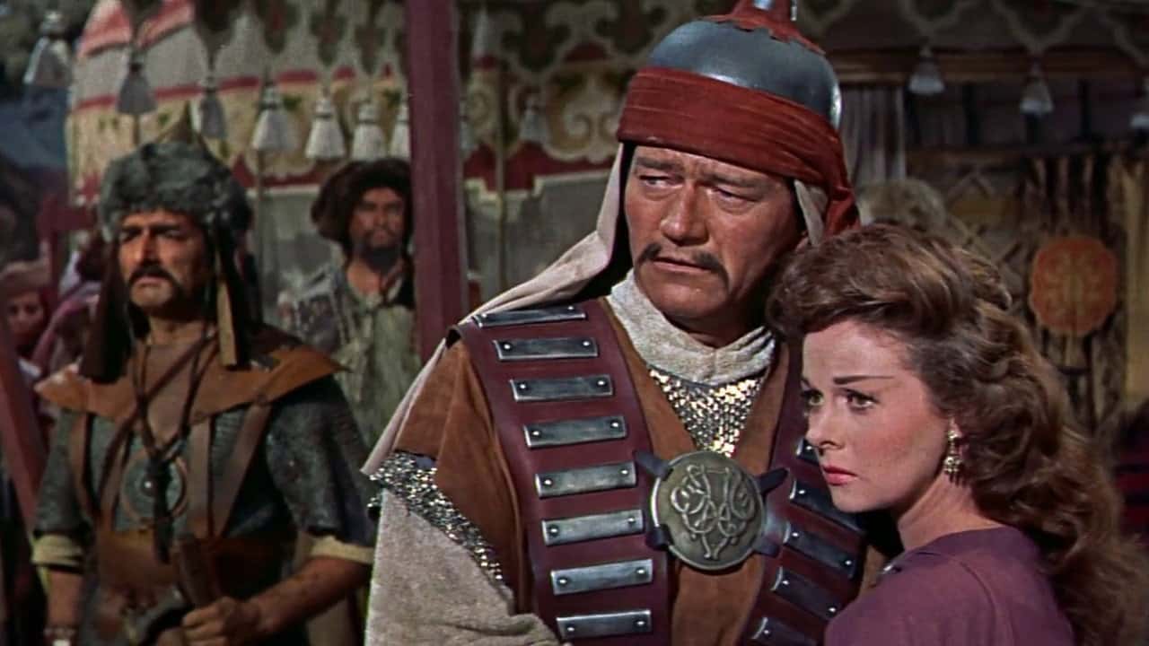 Кадр з фільму The Conqueror (1956)