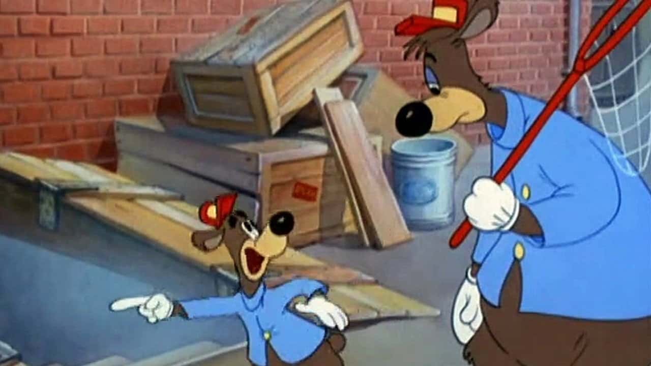Кадр з фільму Полювання на собак (1947)