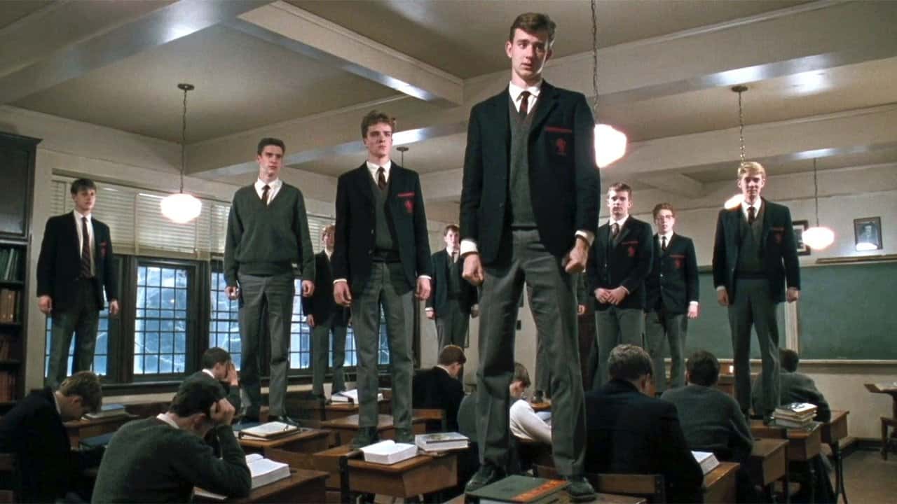 Кадр з фільму Спілка мертвих поетів (1989)