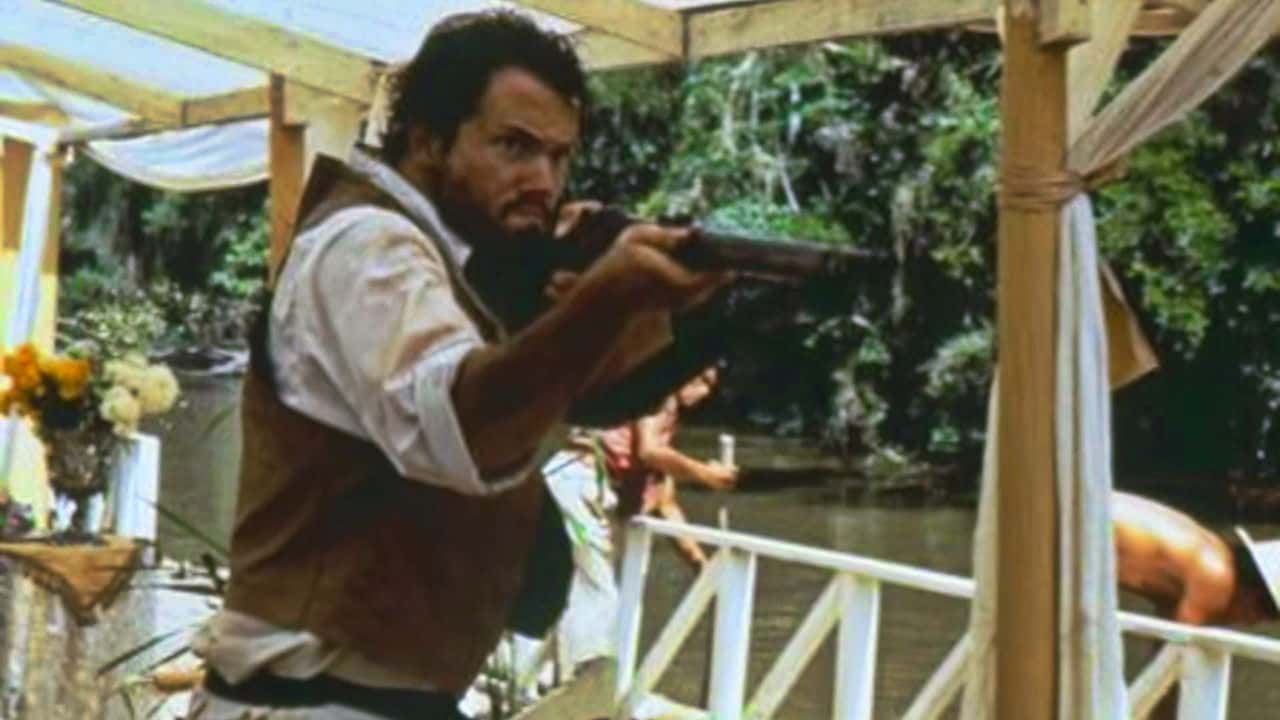 Кадр з фільму Вісімсот льє вниз Амазонкою (1993)