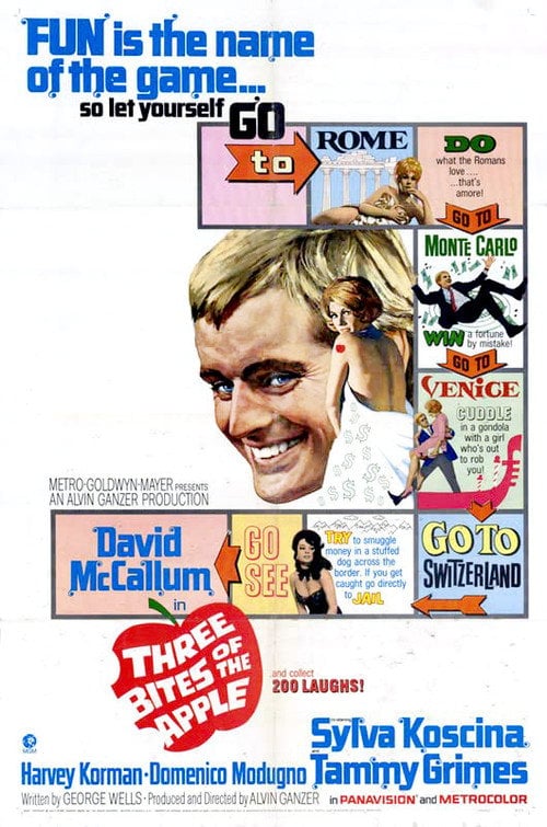 Постер Three Bites of the Apple (1967)