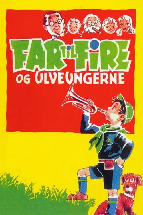 Постер Far til fire og ulveungerne (1958)
