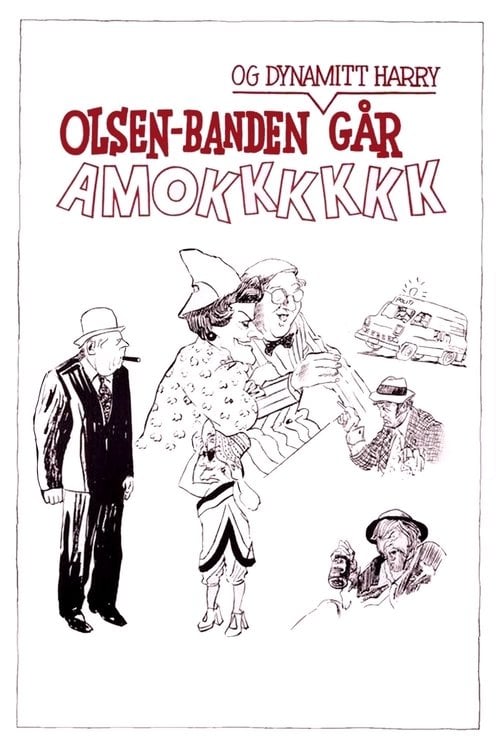 Постер Olsenbanden og Dynamitt-Harry går amok (1973)