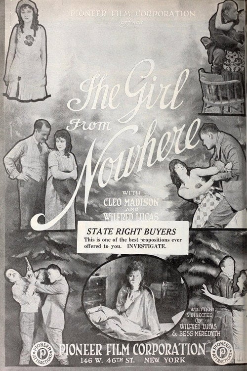 Постер The Girl from Nowhere (1919)