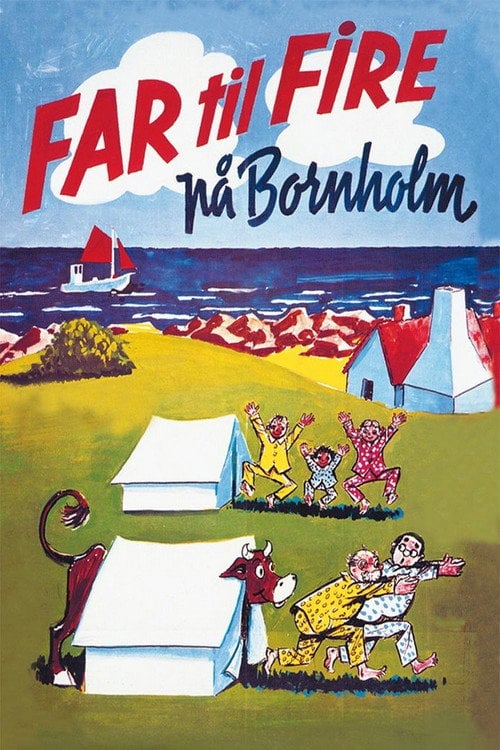 Постер Far til fire på Bornholm (1959)