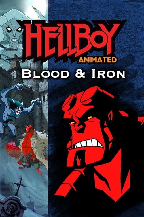 Постер Хелбой Animated: Кров і Залізо (2007)