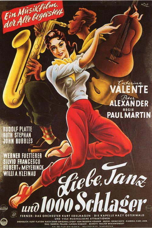 Постер Liebe, Tanz und 1000 Schlager (1955)