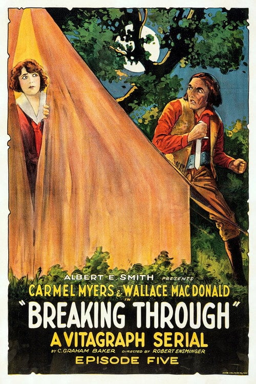 Постер Breaking Through (1921)
