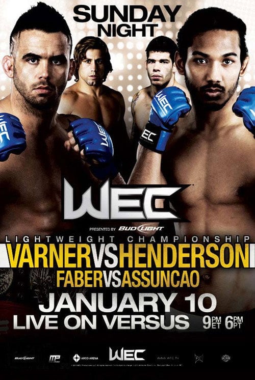 Постер WEC 46: Varner vs. Henderson (2010)