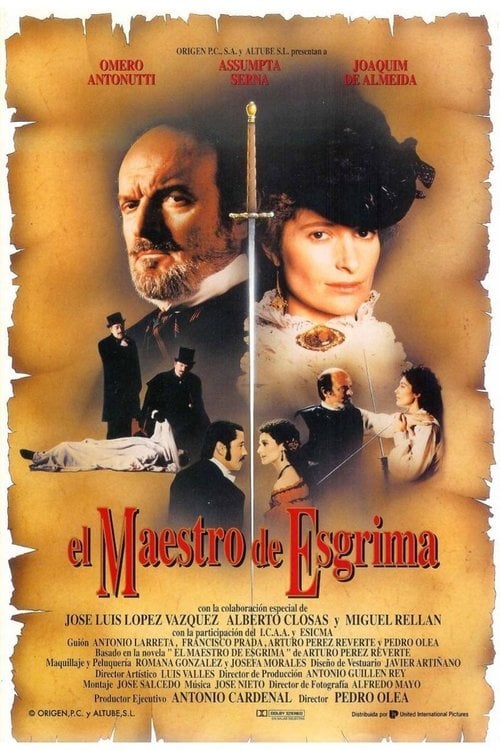 Постер El maestro de esgrima (1992)