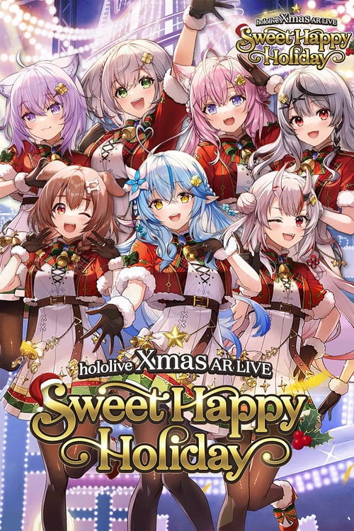 Постер hololive Xmas AR LIVE 2023 - "Sweet Happy Holiday" (2023)