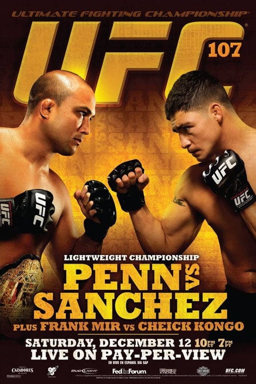 Постер UFC 107: Penn vs. Sanchez (2009)