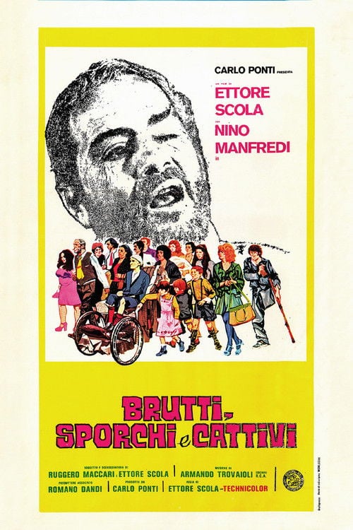 Постер Brutti, sporchi e cattivi (1976)