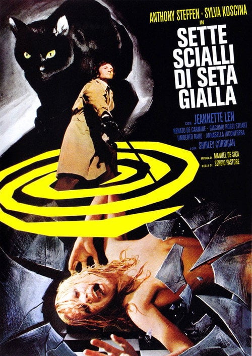 Постер Sette scialli di seta gialla (1972)
