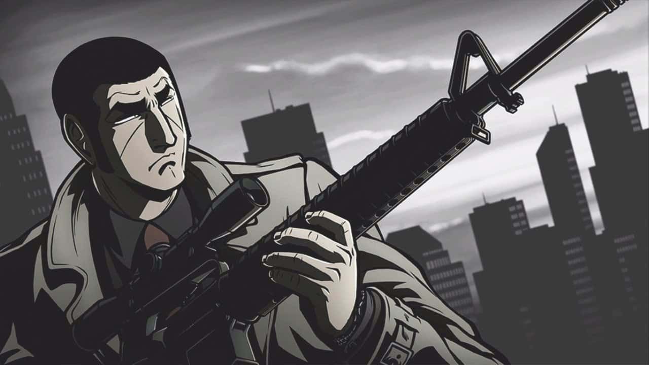 Кадр із серіалу Ґолґо 13 (2008)
