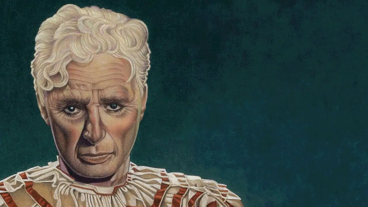 Кадр з фільму Вогні рампи (1952)