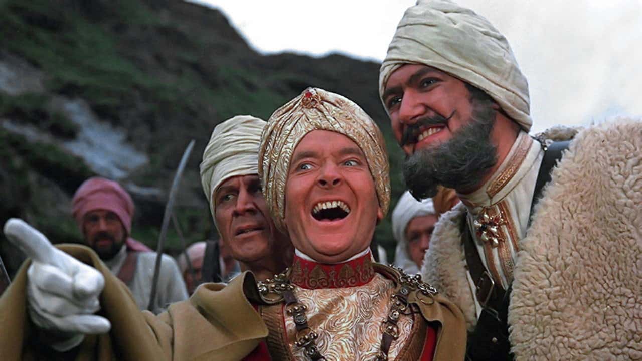 Кадр з фільму Так тримати... Вгору по Хайберу (1968)