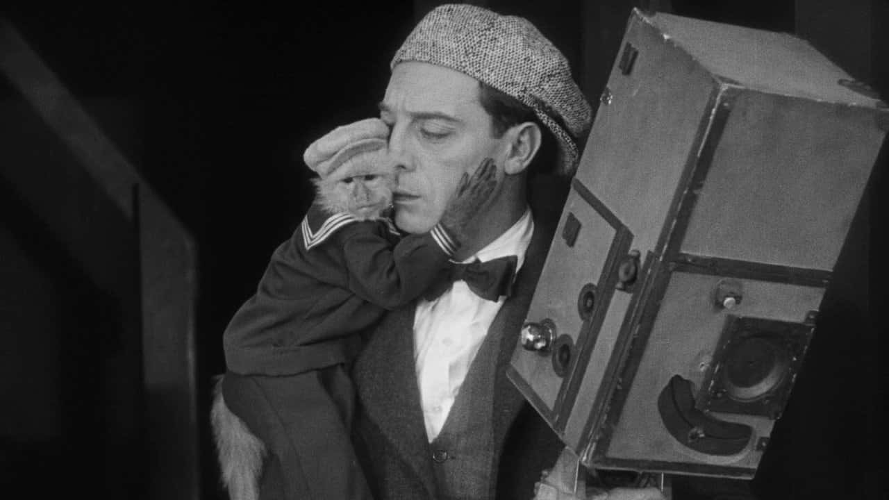 Кадр з фільму Кінооператор (1928)