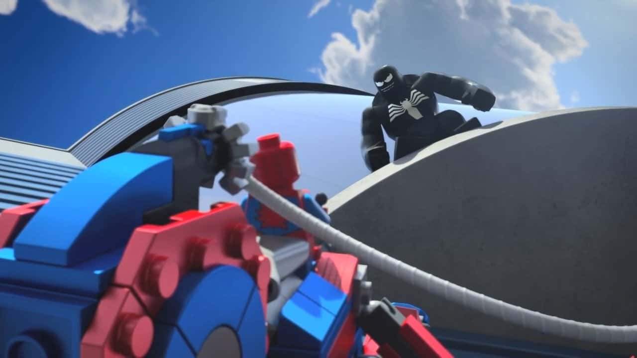 Кадр з фільму LEGO Marvel Людина-Павук: Розлючений Веномом (2019)