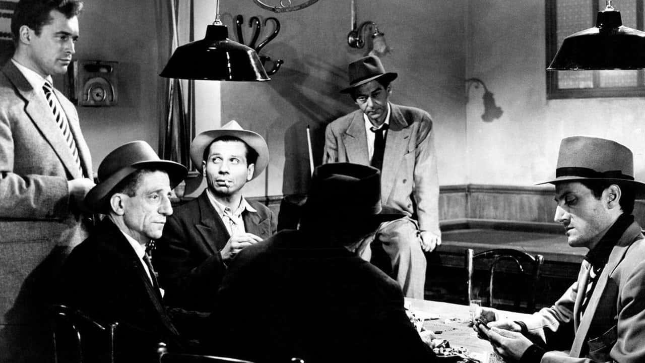 Кадр з фільму Чоловічі розбори (1955)