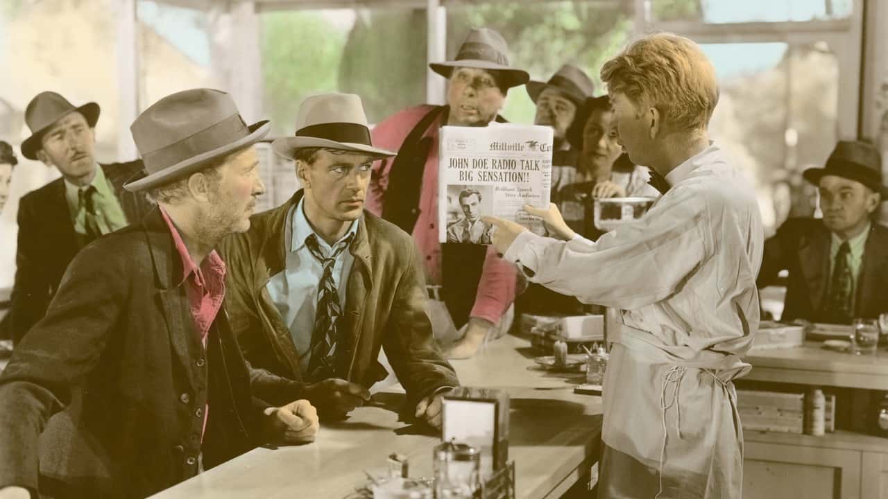 Кадр з фільму Познайомтеся із Джоном Доу (1941)