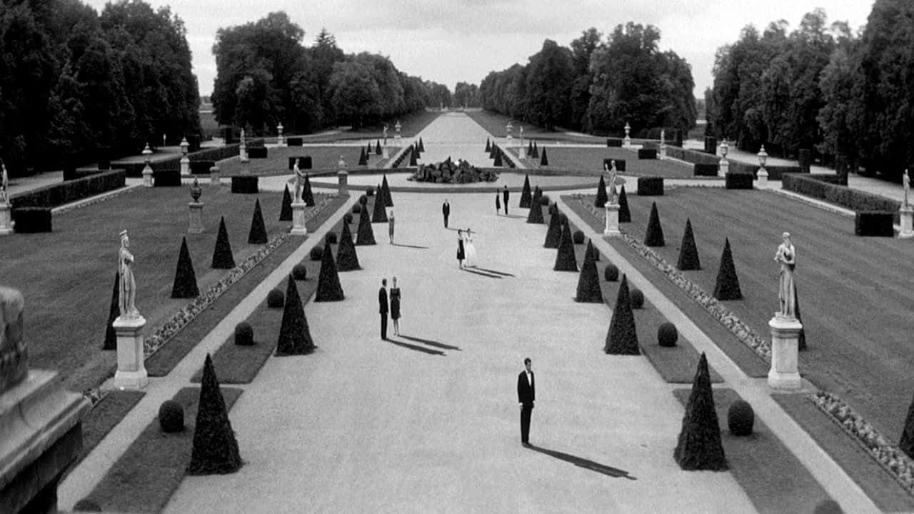 Кадр з фільму У минулому році в Марієнбаді (1961)