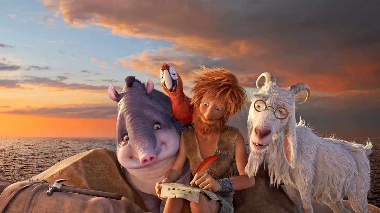 Кадр з фільму Робінзон Крузо: Дуже заселений острів (2016)