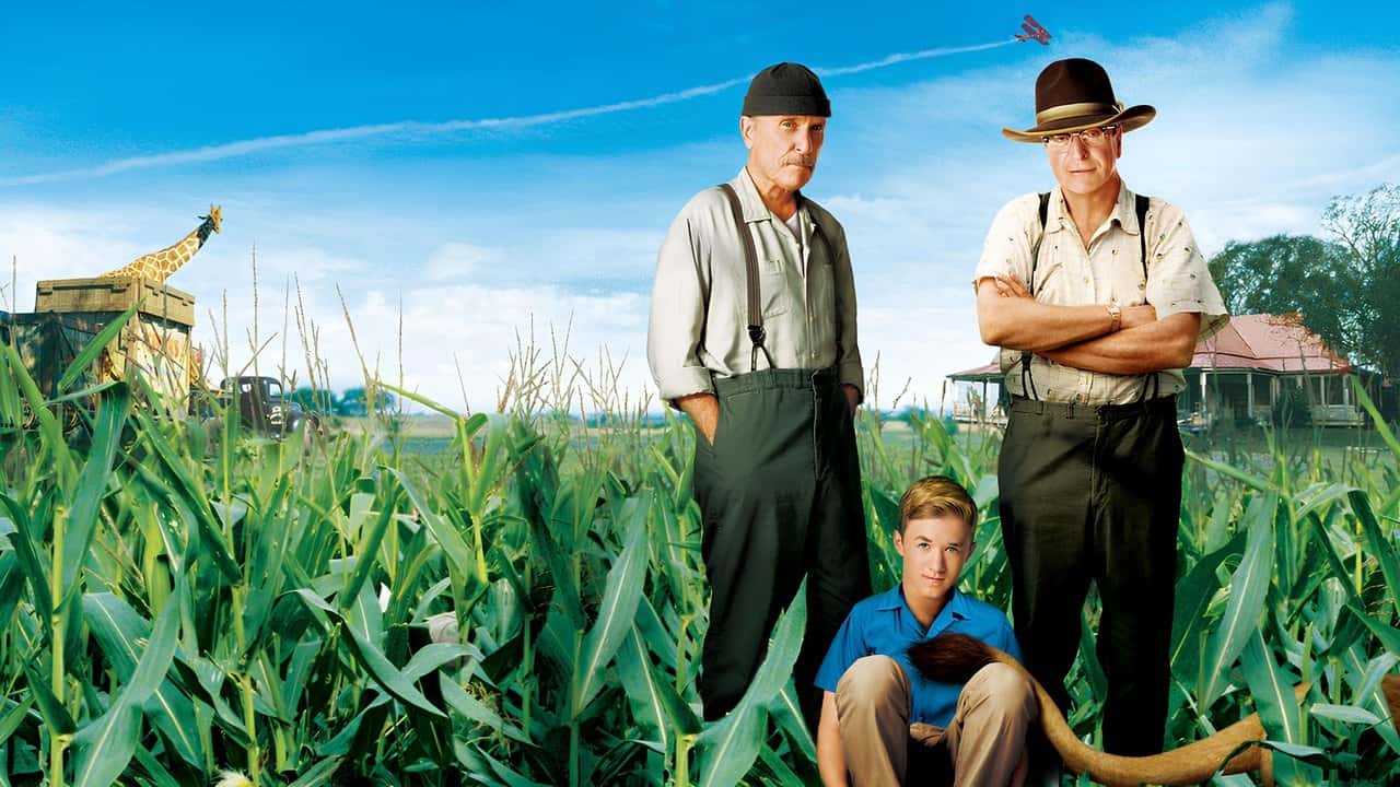 Кадр з фільму Старі леви (2003)