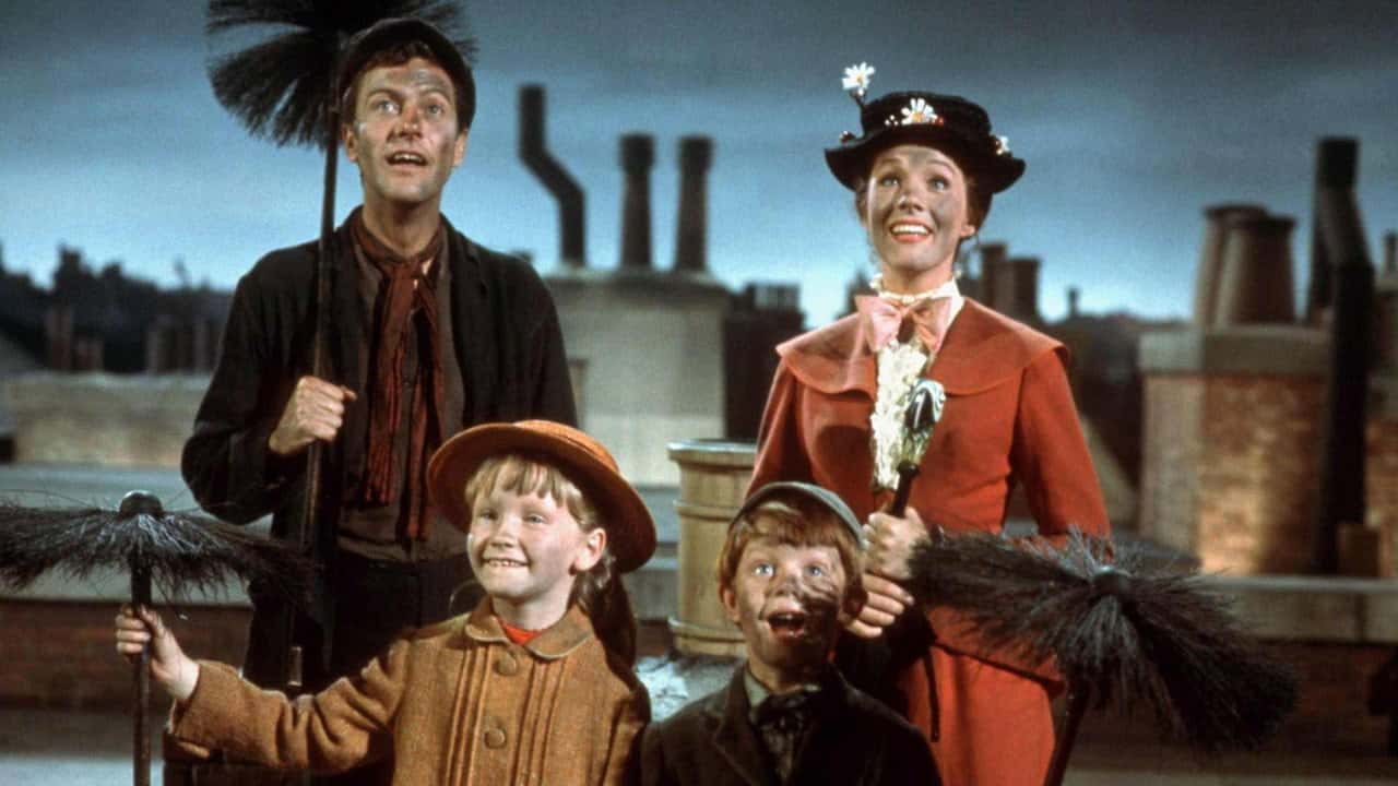Кадр з фільму Мері Поппінс (1964)