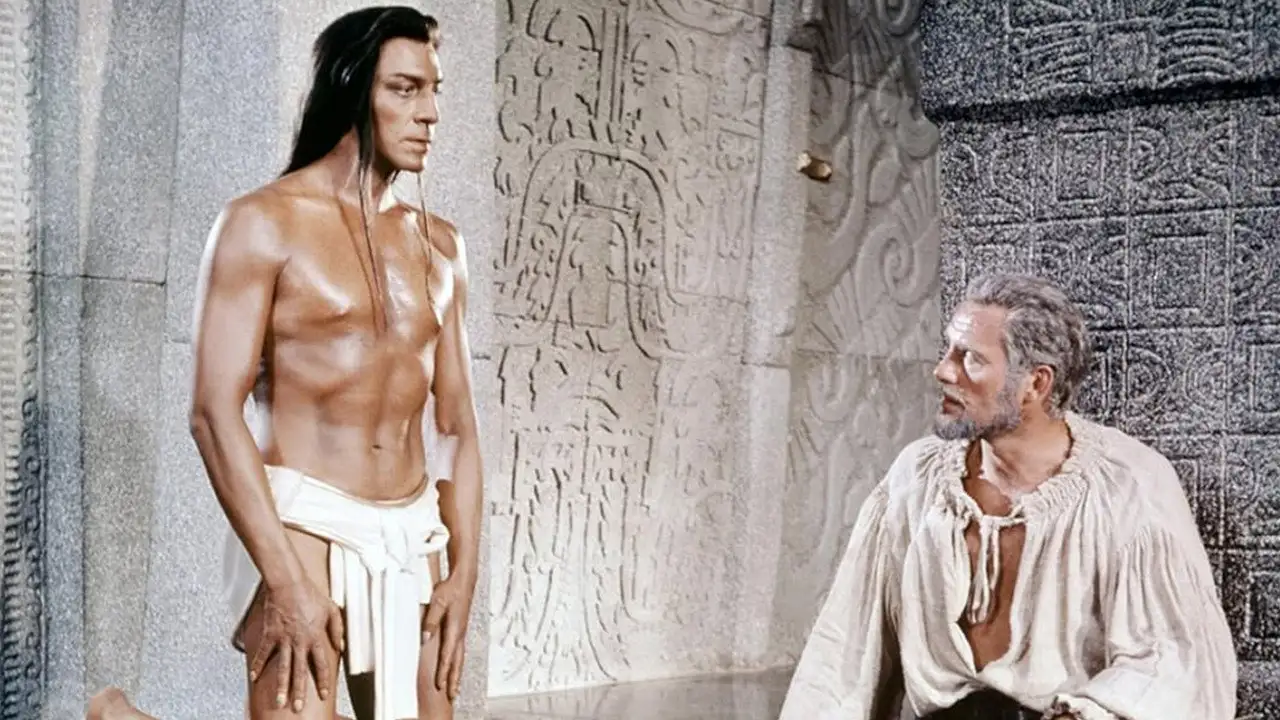 Кадр з фільму Королівське полювання на Сонце (1969)