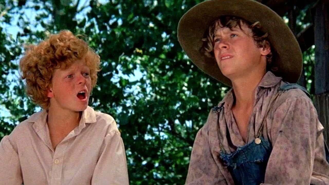 Кадр з фільму Том Соєр. Музична версія за романом Марка Твена (1973)
